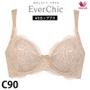 ワコール Wacoal Ever Chic エバーシック 4/5カップブラ (C90) カップ肌側綿混 エバーチック BRB224 【EV】【P】