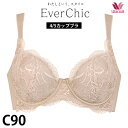 ワコール Wacoal Ever Chic エバーシック 4/5カップブラ [BRB224]■E【P】(C90) カップ肌側綿混 エバーチック{01}