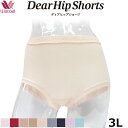 ワコール Wacoal PPA112 サイズ3L ディアヒップショーツ Dear HIP Shorts スタンダード丈 ショーツ はき込み深めメール便3点まで ピンク レッド 赤 01 【P】