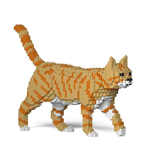 樂天商城 - JEKCA ジェッカブロック トラ猫 茶 03S-M01 Sculptor 猫 ネコ ねこ キャット 立体パズル 組立パズル 大人向け ブロック おもちゃ 玩具 知育玩具 インテリア オブジェ 置き物 ペット プレゼント ギフト 贈り物 おうち時間 誕生日 ST19CA03-M01