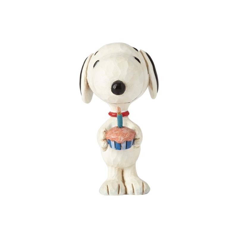 enesco Enesco Peanuts by Jim Shore Snoopy Birthday Mini Figurine, 3 Inches, Multicolor