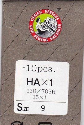 オルガンミシン針 No9　家庭用(HA) 1袋（10本入）