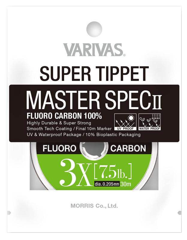 VARIVAS(バリバス) スーパーティペット マスタースペックII フロロカーボン 3X 30m 7.5LB ナチュラル