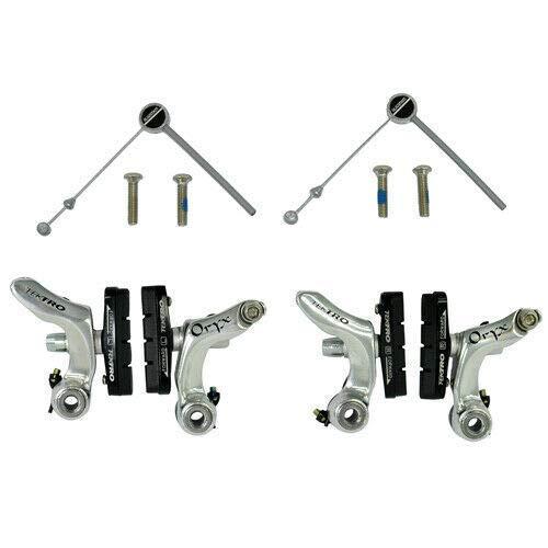 TEKTRO Oryx 992AG CycloCross Cantilever Bike Brake Set, Front and Rear, Silver, MH1812