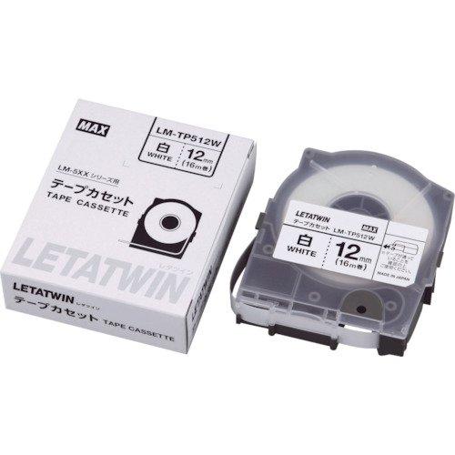 マックス(MAX) LM-TP512W レタツイン用テープカセット [LM90176] 白