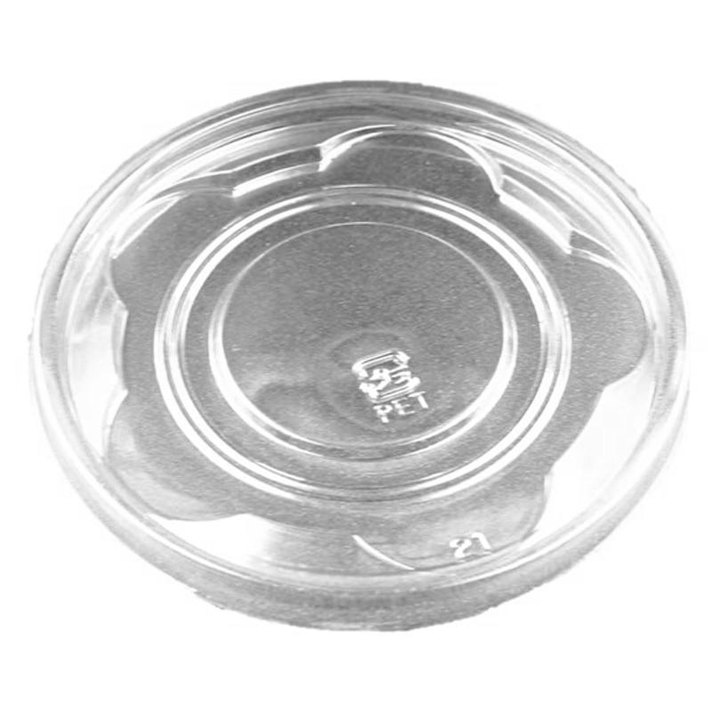 中央化学 日本製 使い捨て容器蓋 CFカップ 105-360 蓋(PET) 100枚入サイズ:約10.4×10.4×0.7cm 透明
