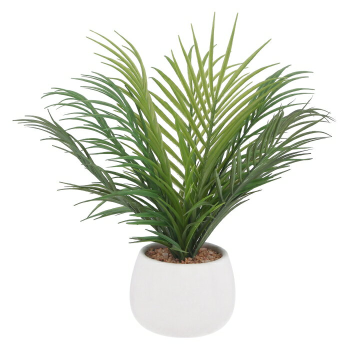 フェイクグリーン ヤシ セラミックポット 41132 フェイクグリーン 植物 ヤシ 観葉植物 インテリア 人工観葉植物 家 自宅 植物 リビング 居間 送料無料