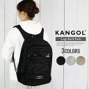 カンゴール リュック レディース バッグ レディース KANGOL リュック ロゴ 刺繍 リュック 大容量 通学 通勤 高校生 iPad タブレット A4 書類 レディース おしゃれ かわいい ストリート ブランド BOX型 デイパック リュックサック スクバ スクールバッグ 人気 黒 ブラック