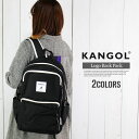 カンゴール リュック レディース KANGOL リュック レディース バッグ ロゴ リュック 大容量 自転車 通学 通勤 高校生 大学生 iPad タブレット A4 書類 レディース おしゃれ 大人 かわいい デイパック バックパック リュックサック スクールバッグ スクバ 人気 黒 ブラック(4)