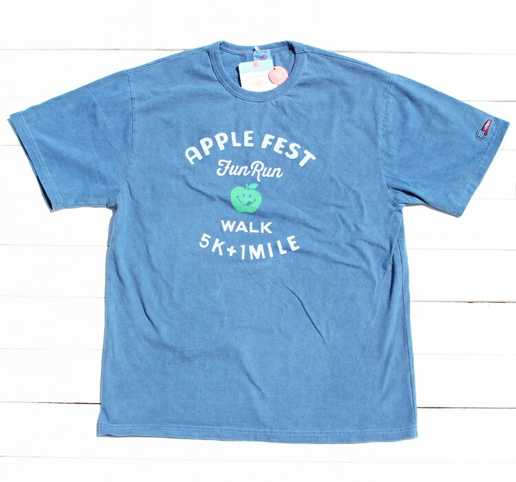 【処分 SALE OUTLET】LUMBER tシャツ メンズ レディース 半袖Tシャツ メンズ カットソー クルーネック Tシャツ 半袖Tシャツ 綿 100% コットン 100% プリントT ユニセックス 男女兼用 トップス アウトドア キャンプ 夏 フェス アメカジ スマイル アップル
