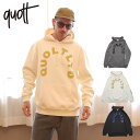 QUOLT プリント パーカー 裏起毛生地 クオルト LTD PARKA メンズ 裏起毛 生地 パーカー ユニセックス 男女兼用 カジュアル トップス ブラック...