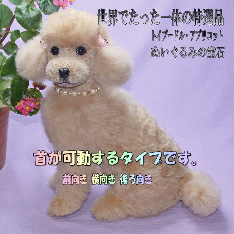 ぬいぐるみ プードル　ぬいぐるみプードル　犬　トイプードル