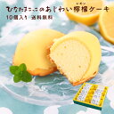 【お中元　ギフト プレゼント 贈答品】レモンケーキ(10個）セット【ひなたまスイーツ 送料無料 お祝 お礼 プチギフト ギフト】