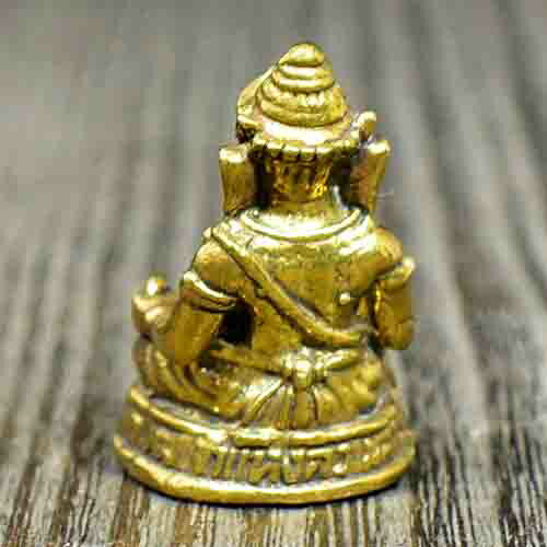 インドの神様 ガネーシャ 置物 ミニ 夢をかなえるゾウ インド神話 ヒンドゥー教 神々 象頭財神【メール便対応可】