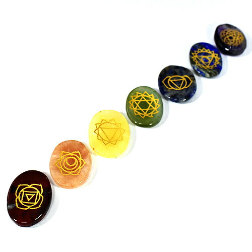 チャクラストーン 7チャクラシンボル ウォーリーストーン セット【送料無料】