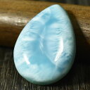 【一点物】ドミニカ共和国産 ラリマー カボション 14.0g 天然石【送料無料】¬