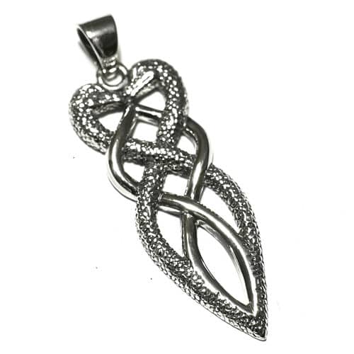 ケルトデザイン 蛇（スネーク） セルティック模様 シルバー ペンダントトップ ドルイド教 アイルランド 護符
