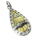 【goodvibrations】プロビデンスの目 フリーメイソン スターリングシルバー ペンダントトップ Freemason グッドバイブレーション【送料無料♪...