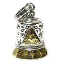 【goodvibrations】プロビデンスの目 ベル(鐘) スターリングシルバー ペンダントトップ フリーメイソン Freemason グッドバイブレーション...