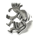 【goodvibrations】ネイティブアメリカン ココペリ(kokopelli) シルバー ピアス(1P/片耳用) インディアン グッドバイブレーション【メール便対応可】