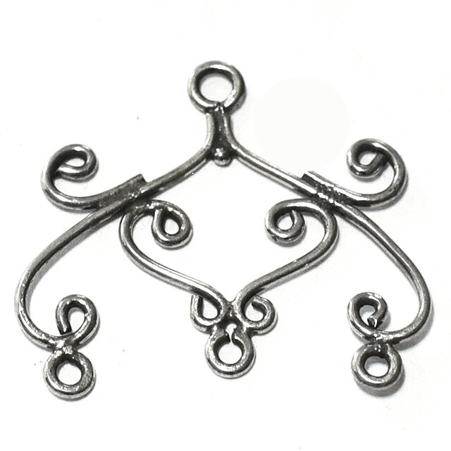 乐天商城 - バリ島 シルバーパーツ 伝統模様 コネクター（シャンデリア）｜インドネシア シルバー925