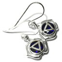 第6チャクラ アジナ・チャクラ(AJNA CHAKRA) スターリングシルバー CZジルコニア ピアス ヨガ【メール便対応可】