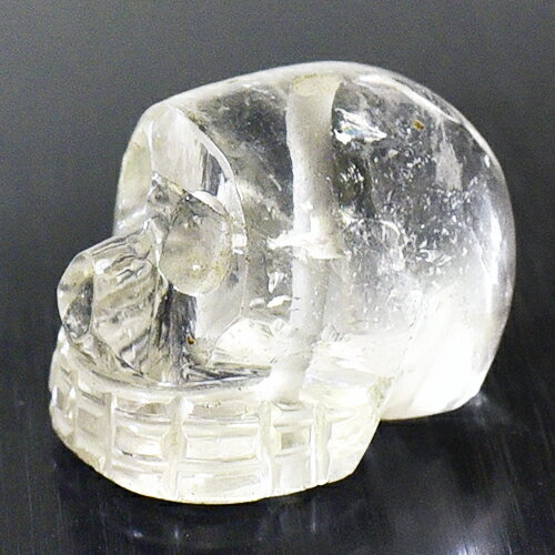 【一点物】ガネッシュヒマール産 ヒマラヤ水晶 チベタンスカル（骸骨） 8．7g 【メール便対応可】
