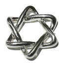 六芒星(ダビデの星) スターリング シルバー ペンダントトップ 幅:20mm×縦:21mm【メール便対応可】