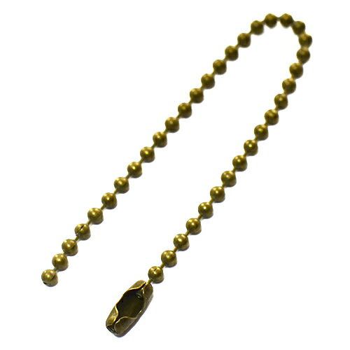 ボールチェーン アンティークゴールドカラー 12cm【メール便対応可】