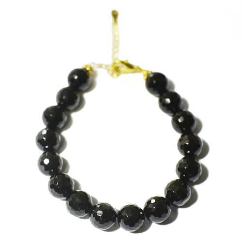 ブラックトルマリン128面カット1...