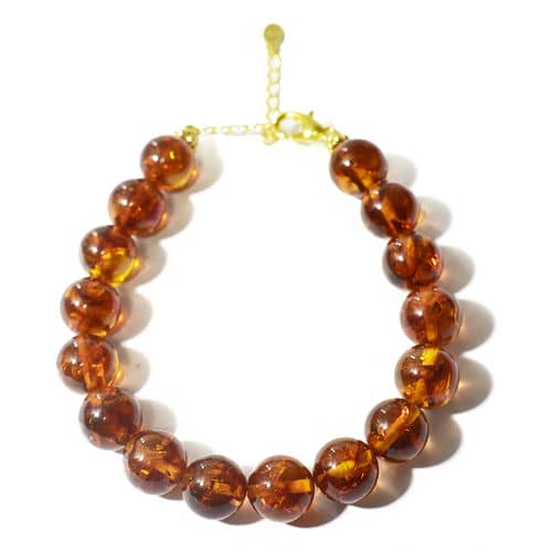 琥珀アンバー18金コーティングスタ...