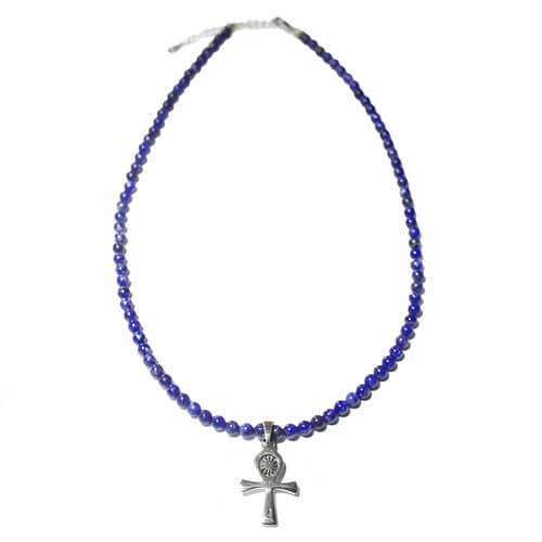 Rakuten - 【一点物】アンク (Ankh) エジプト十字 ラピスラズリ スターリングシルバー ネックレス【送料無料♪】