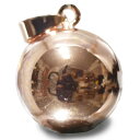 メキシコ MUSICAL BALL ミュージカルボール シンプル ペンダントトップ ピンクゴールド 20mm【メール便対応可】