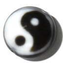 【一粒販売】チベット密教 至純天珠 陰陽太極天珠 直径:26mm 【送料無料】