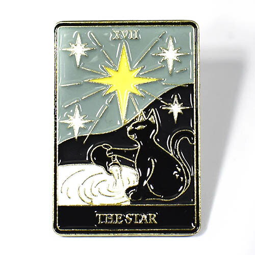 タロットカード 星（The Star） ピンバッチ PINS【メール便対応可】