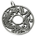 龍(ドラゴン) 古銭 スターリングシルバー ペンダントトップ【メール便対応可】