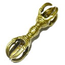 密教法具 金剛杵(バジュラ) 五鈷杵(ごこしょ) 7.5cm アンティークカラー【メール便対応可】