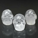 ヒューマン スカル(骸骨) 天然水晶(クリスタル) 彫刻(カービング) 約10g 1個販売【メール便対応可】