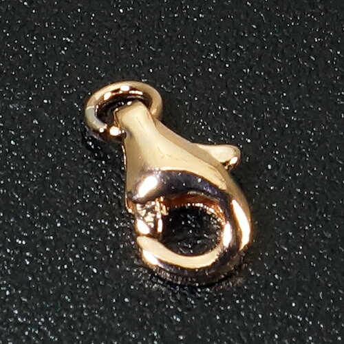 【バリシルバーパーツ】18Kピンクゴールド（ローズゴールド）　ヴェルメイユ加工 カニカンスター...