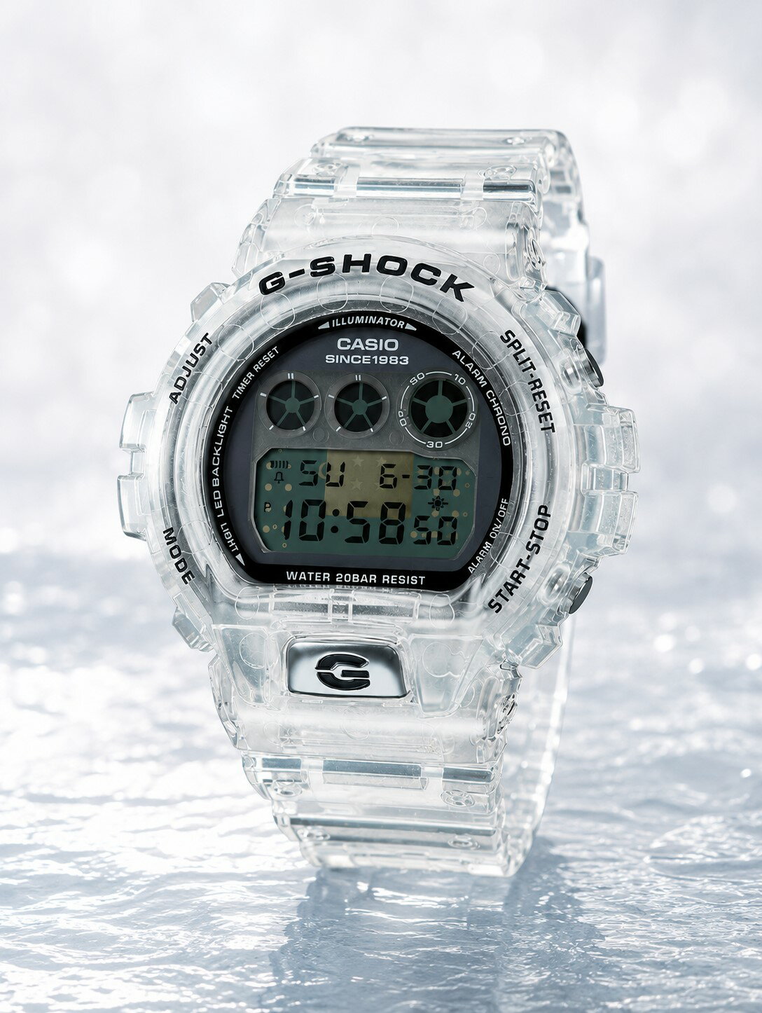 Y - 腕時計 カシオG-SHOCK海外モデル DW-6940RX-7　メンズ レディース クリア
