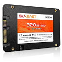 SUNEAST サンイースト SSD 320GB 内蔵SSD 2.5インチ SATA3.0 6Gb/s 3D NAND採用 TLC SE800-320GB