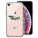 iPhone7 iPhone8 兼用 側面ソフト 背面ハード ハイブリッド クリア ケース RF-4EJ ファントム 2 偵察機