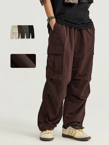 メンズファッション ワーク風 ワークパンツ 男女兼用 ストリート系 ボトムス 春夏 2024新作★全4色