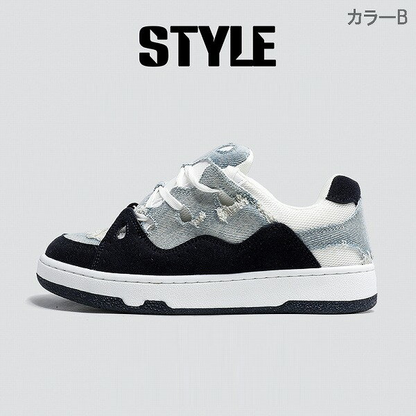 メンズ シューズ・靴 スニーカー 男女兼用 ストリート系 ウォーキング 新作★全2タイプまとめ