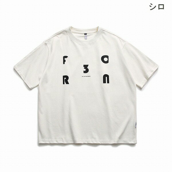 メンズファッション ラウンドネック 綿製 半袖Tシャツ 男女兼用 カジュアルトップス 春夏 2023新作★全2色