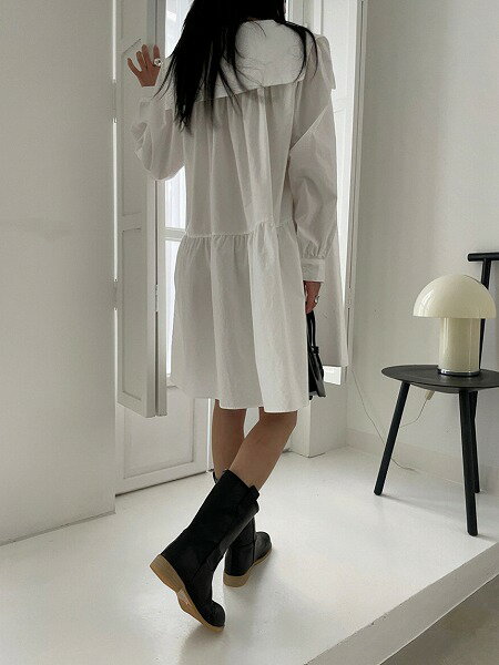 気質 若く見え 韓国風 chic ショートスカート ワンピース