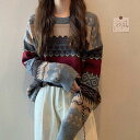 可愛い 個性的 設計感 ゆったり ニット レディース セーター