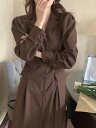 ins超人気★気質 Vネック スーツワンピース スーツ ★シングルブレスト スーツドレス