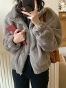 ins超人気★ファッション ★ジャケット★モヘア コート
