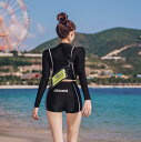 ★水着★長袖★レジャー★連体式水着★M-XL